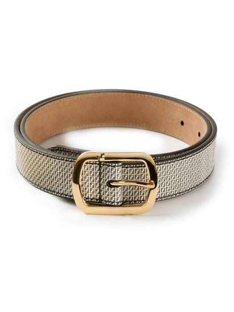 fendi belt.|Fendi belt white and grey.